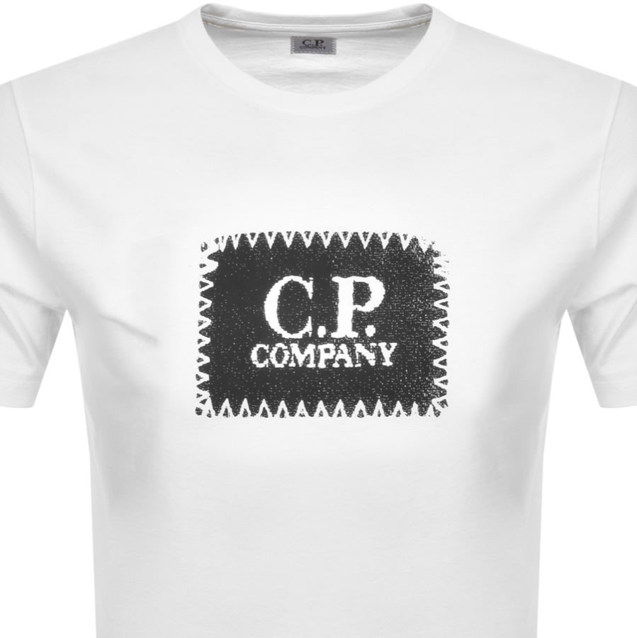 Alternative Image for ProductCP Company Logo T Shirt White2